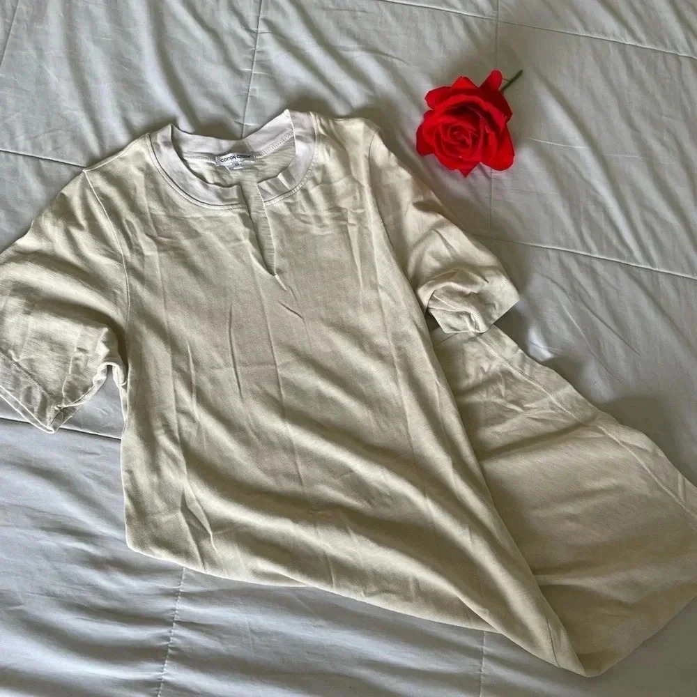 Cotton Citizen oatmeal cotton mini dress